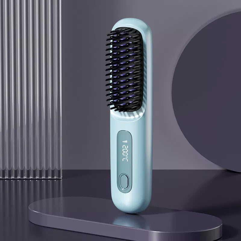Cordless Straightening Hairbrush