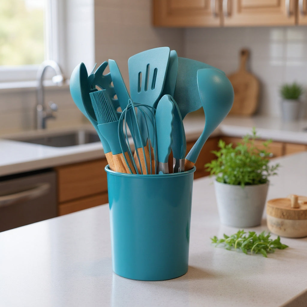 12pc Silicone Cooking Utensils Set