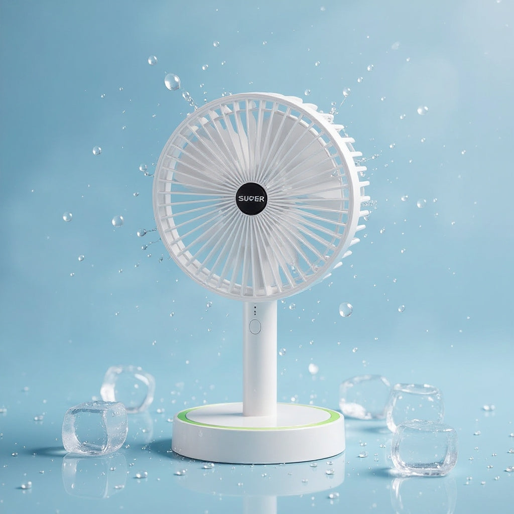 2-in-1 Portable Rechargeable Fan