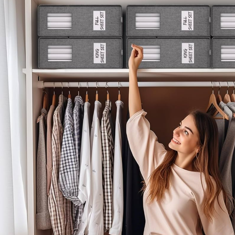 Fold Away Bedsheet Organizers