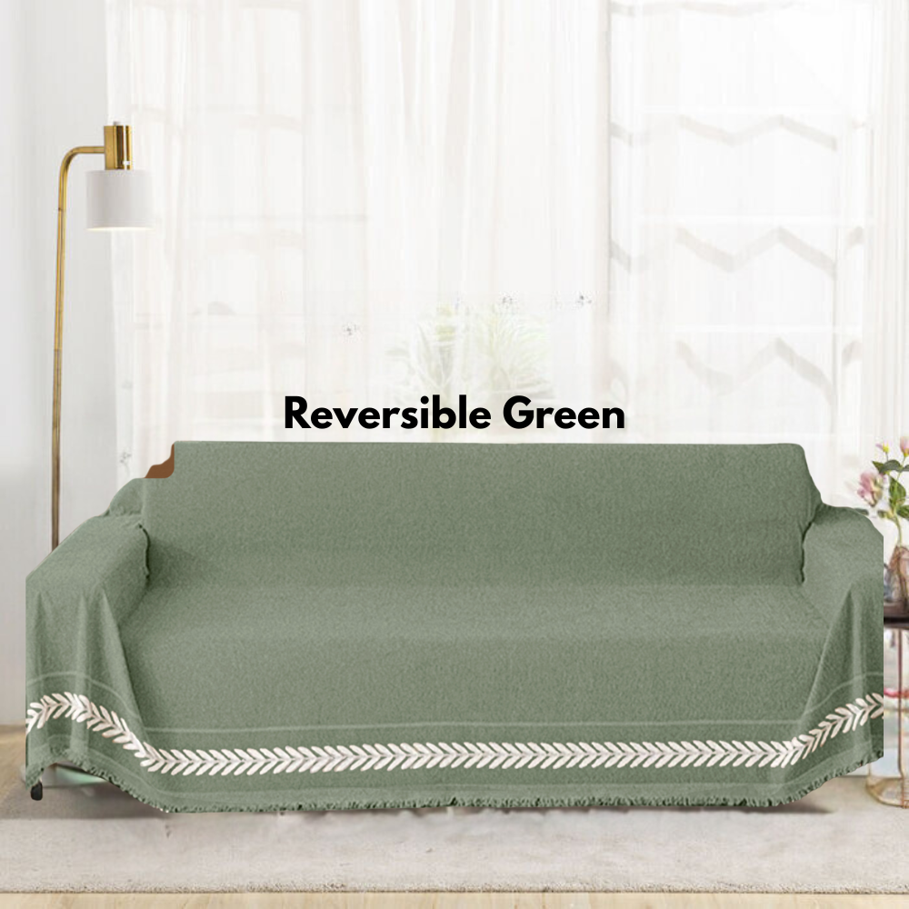 Reversible Couch Throw Blanket
