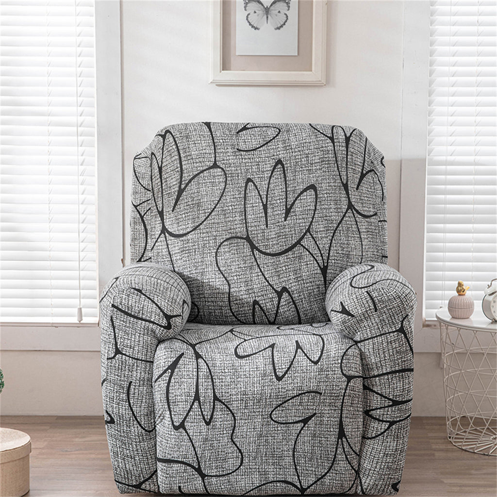 Streaky Gray Recliner Covers
