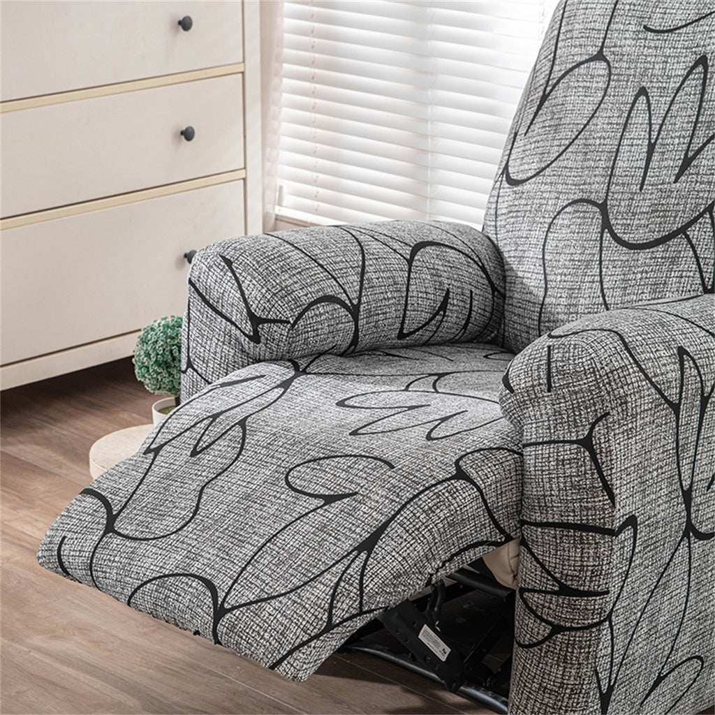 Streaky Gray Recliner Covers