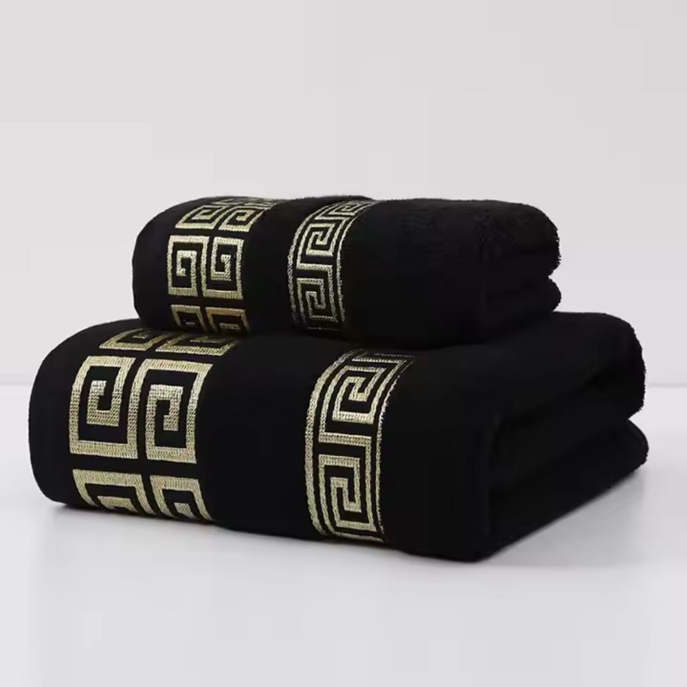 Geometric Pattern Towel 2 pcs