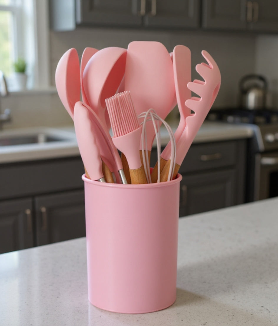 12pc Silicone Cooking Utensils Set