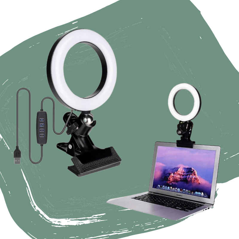 6" Clip-On LED Ring Light
