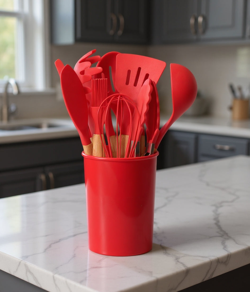 12pc Silicone Cooking Utensils Set