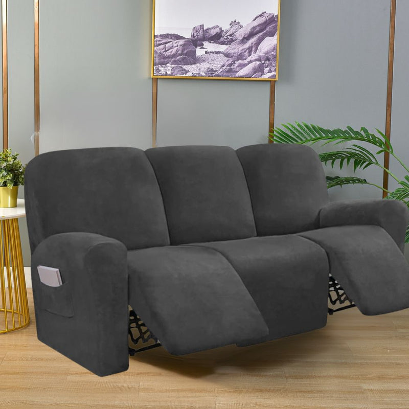 Velvet Multi-Seat Recliner Covers