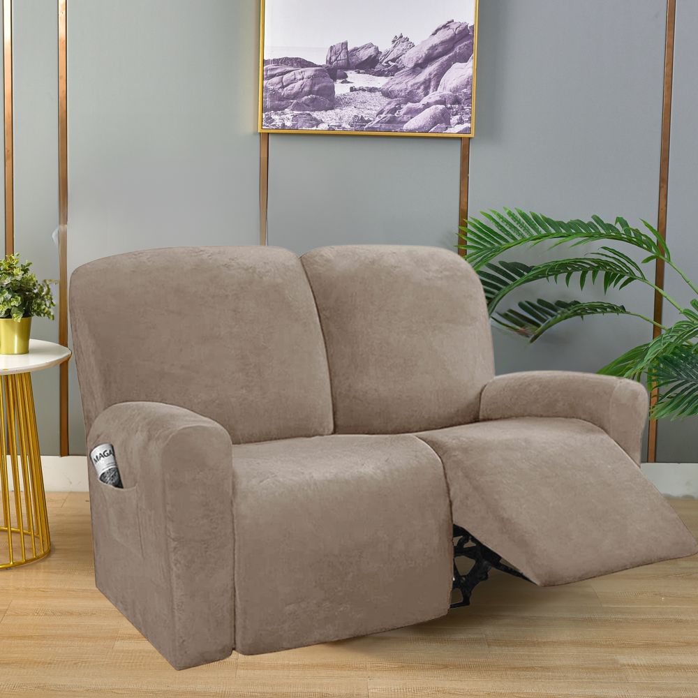 Multi-Seat Recliner Covers - Velvet Taupe