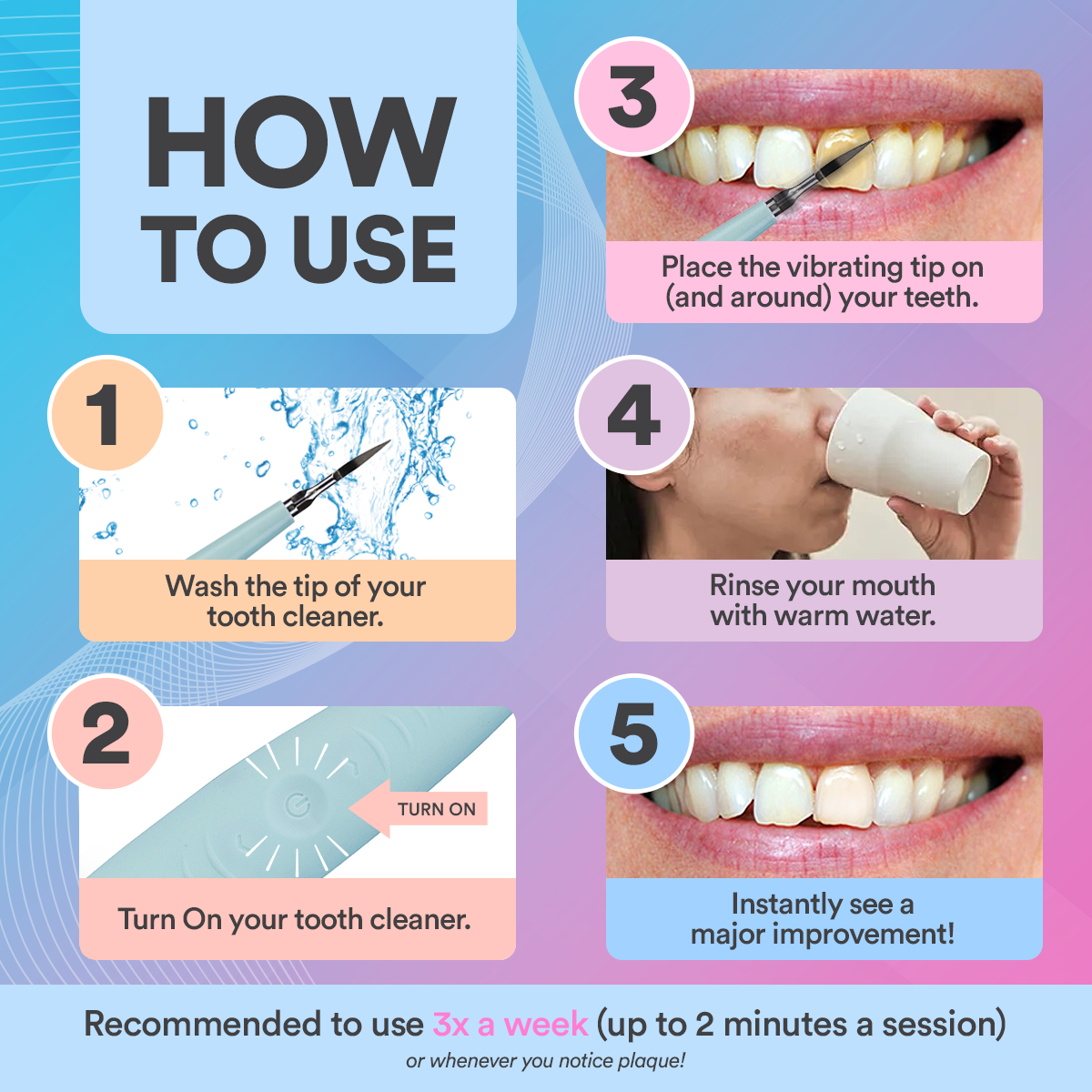 Ultrasonic Tooth Cleaner