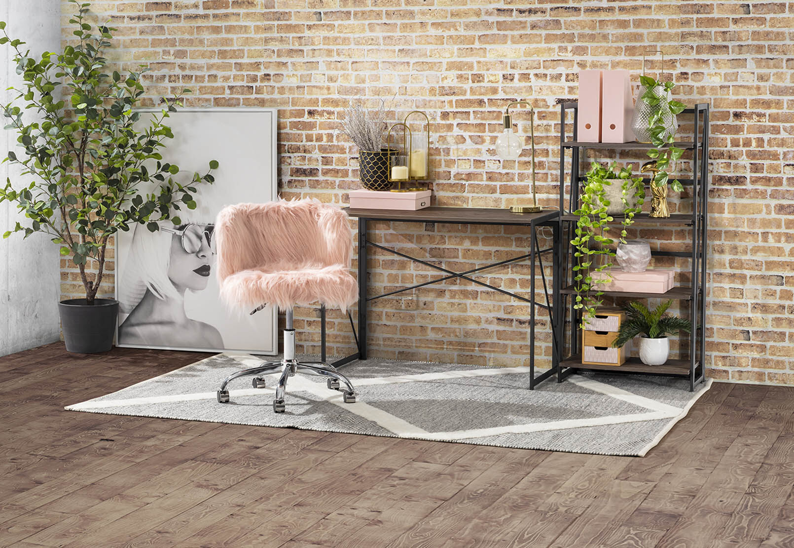 Simple Black Desk