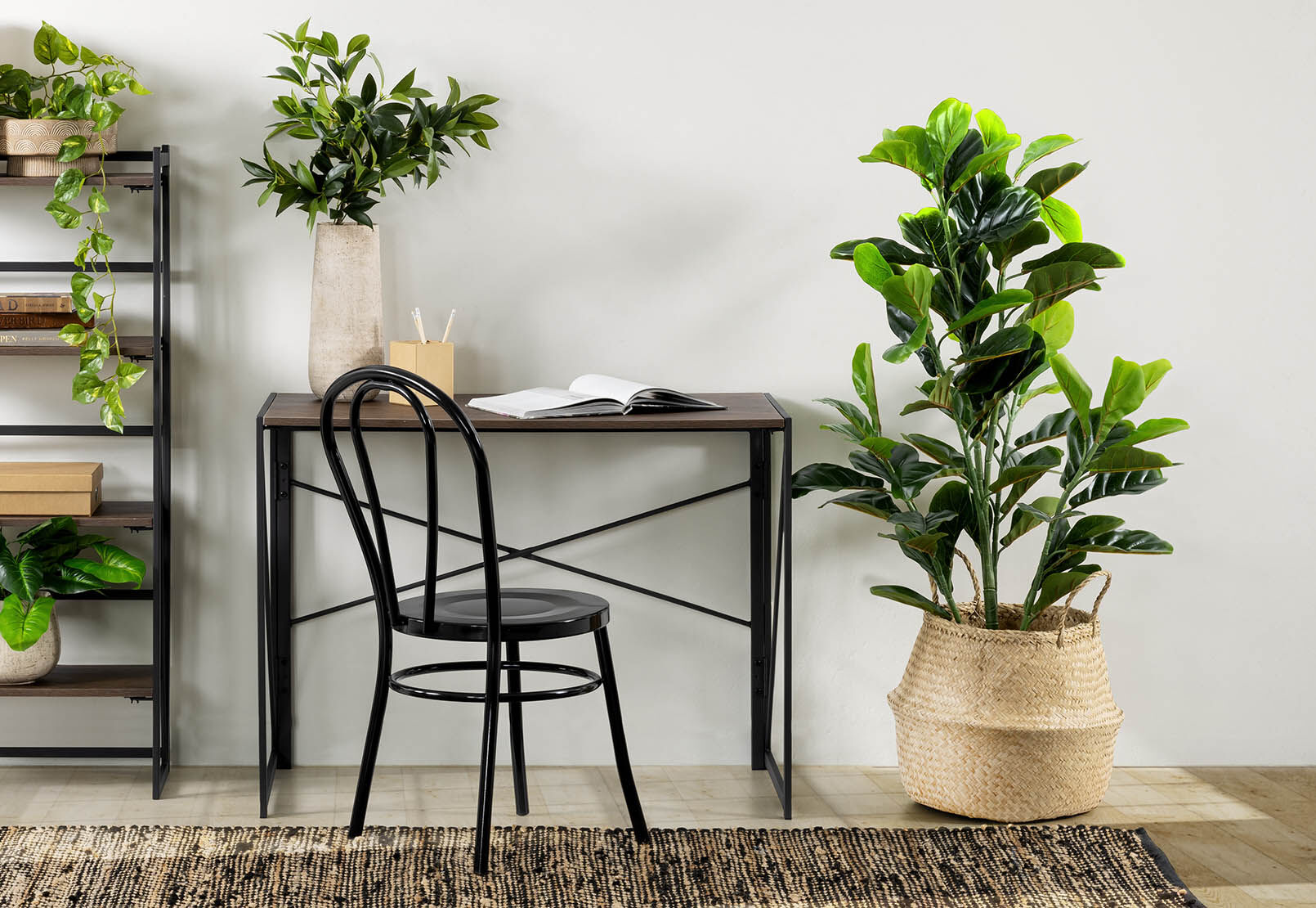 Simple Black Desk