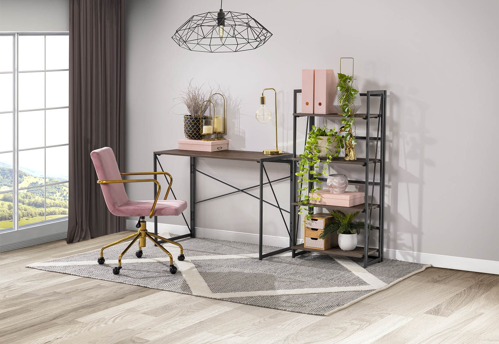 Simple Black Desk