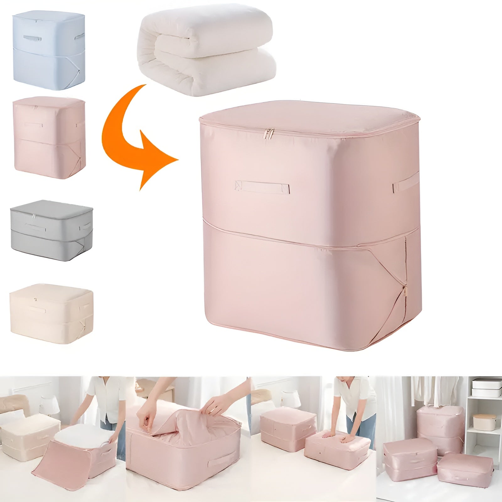 Satin Compression Storage Bag