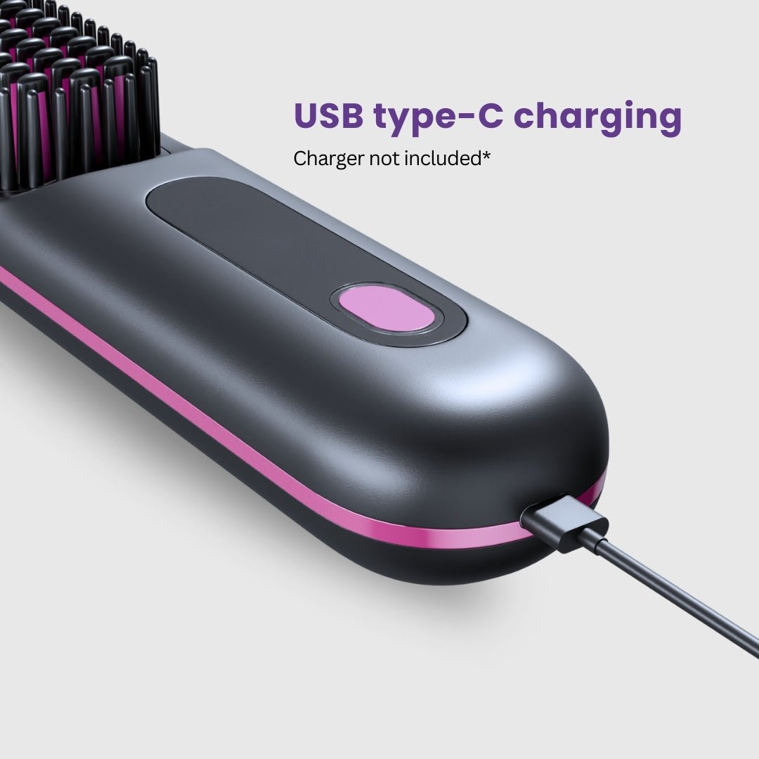 Cordless Straightening Hairbrush