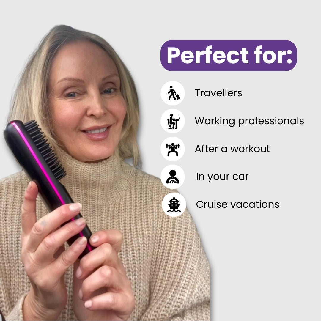 Cordless Straightening Hairbrush