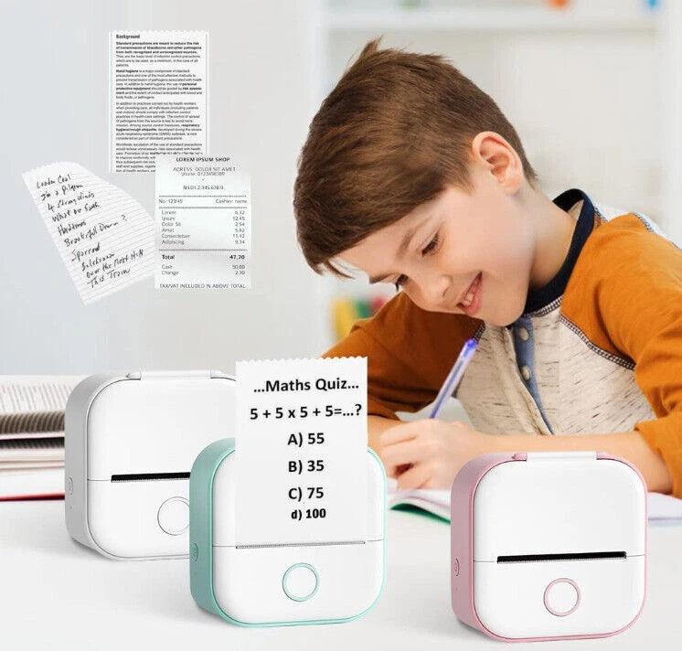 Portable Mini Sticker Printer