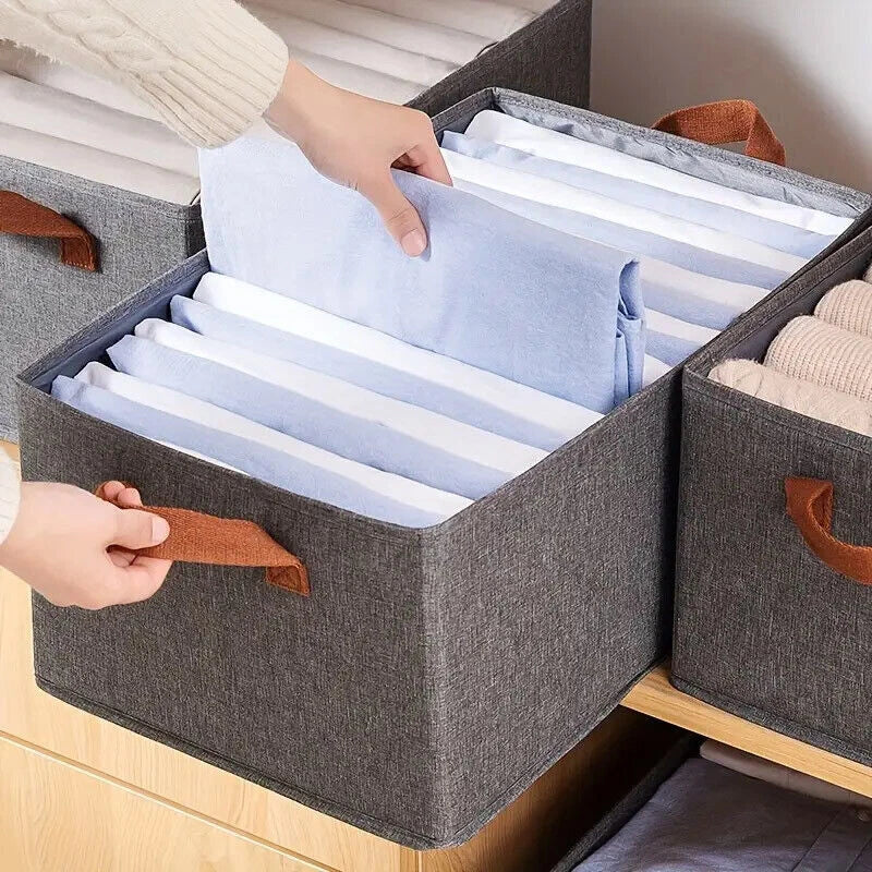 4-Pack Foldable Clothes Storage