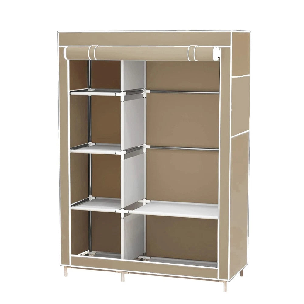 Portable Wardrobe Storage Cabinet