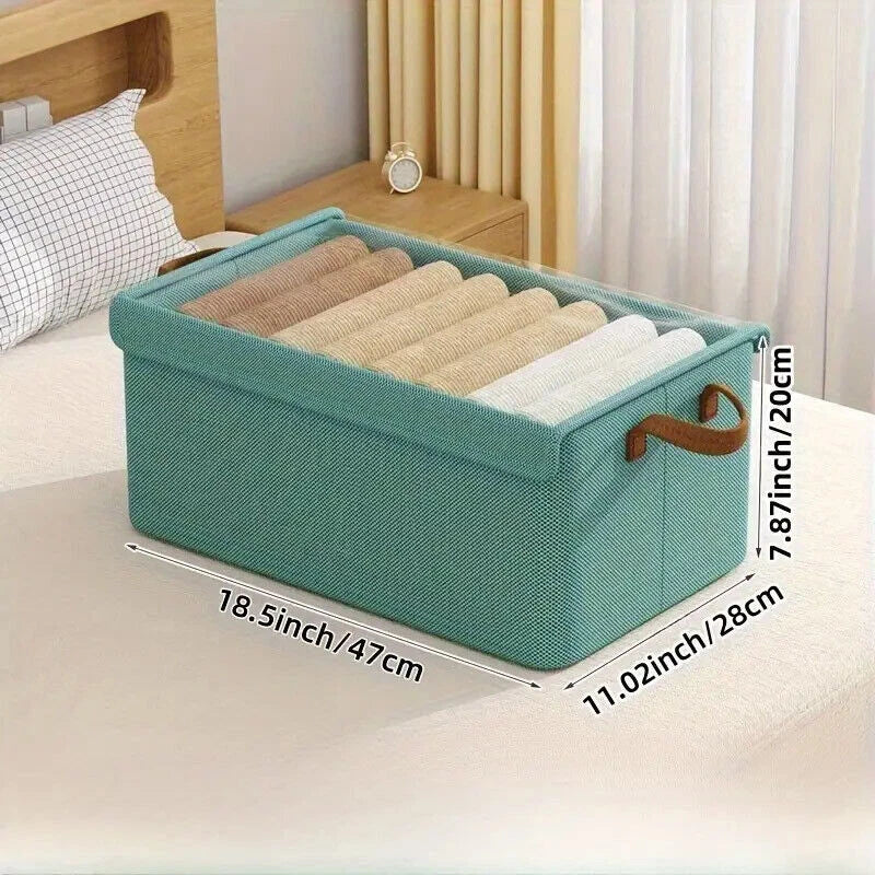 4-Pack Foldable Clothes Storage