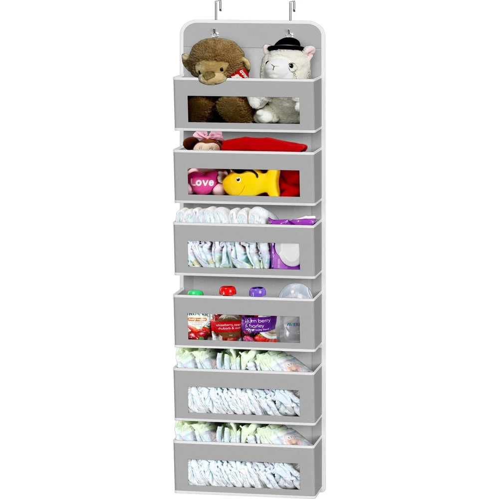 6 Clear Pocket Organiser