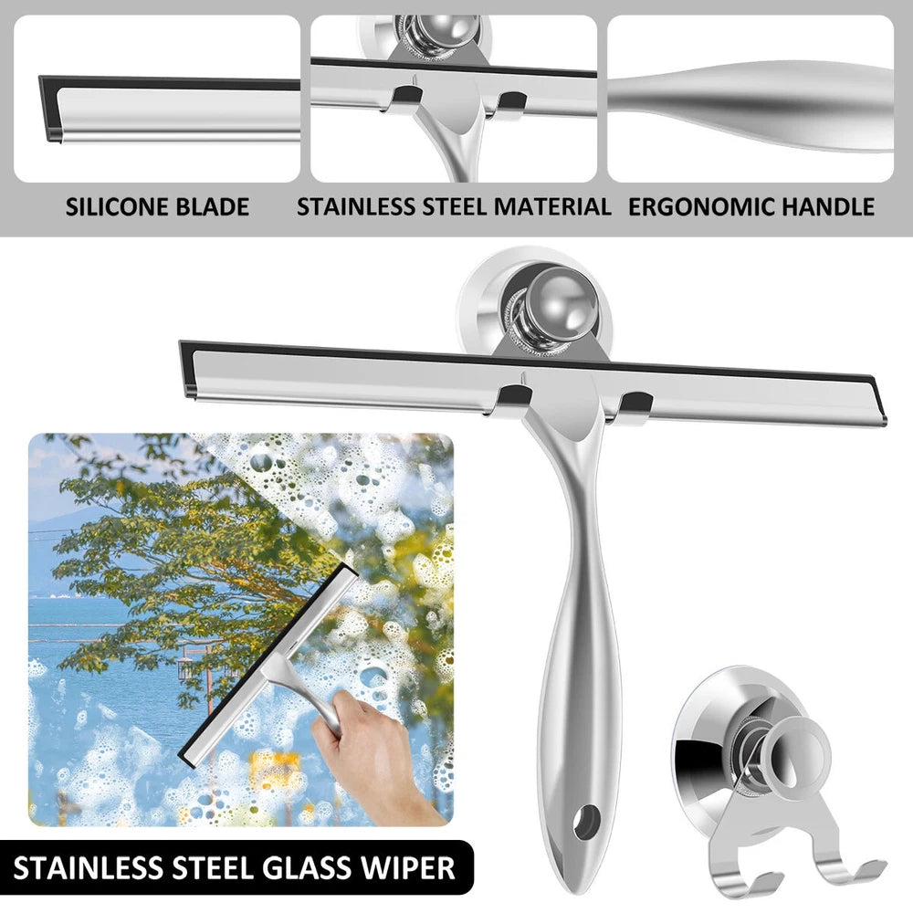 Shower Squeegee With Holder