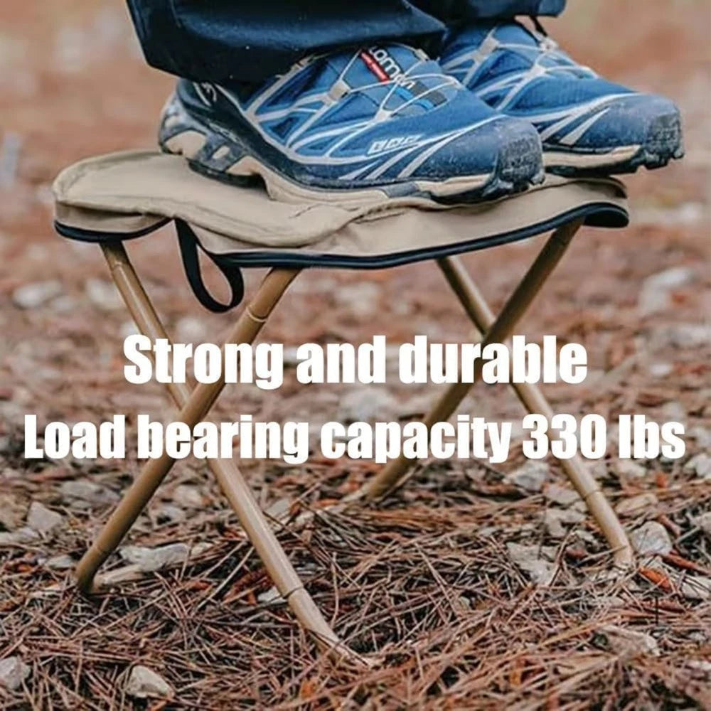 2-in-1 Foldable Backpack Stool