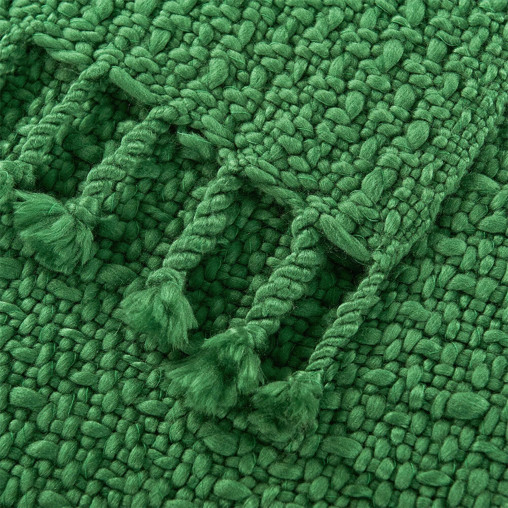 Knitted Weave Pattern Blanket