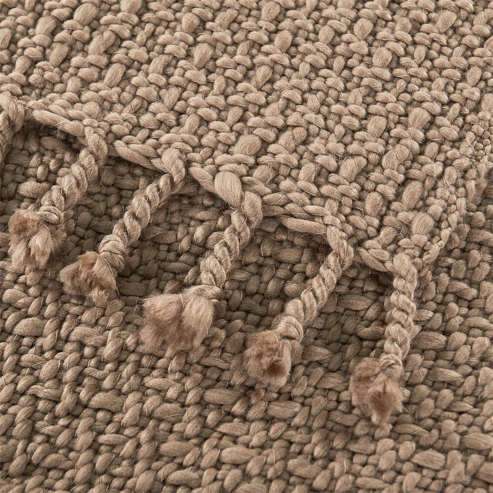 Knitted Weave Pattern Blanket
