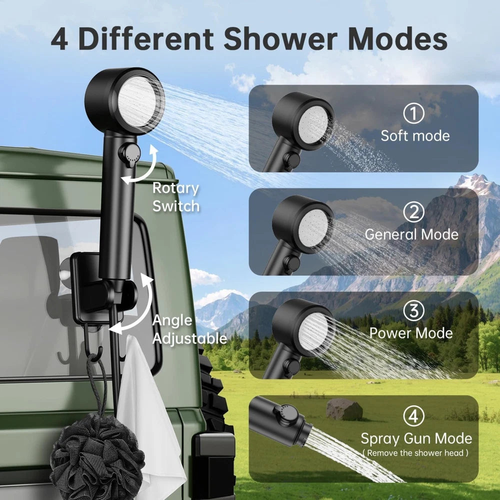 Rechargeable Shower Pump