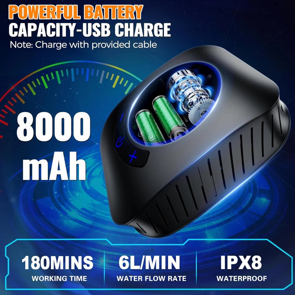 Rechargeable Shower Pump