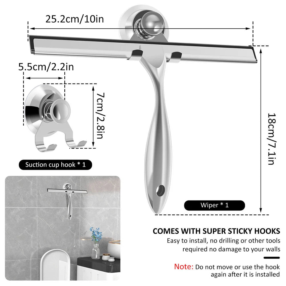 Shower Squeegee With Holder