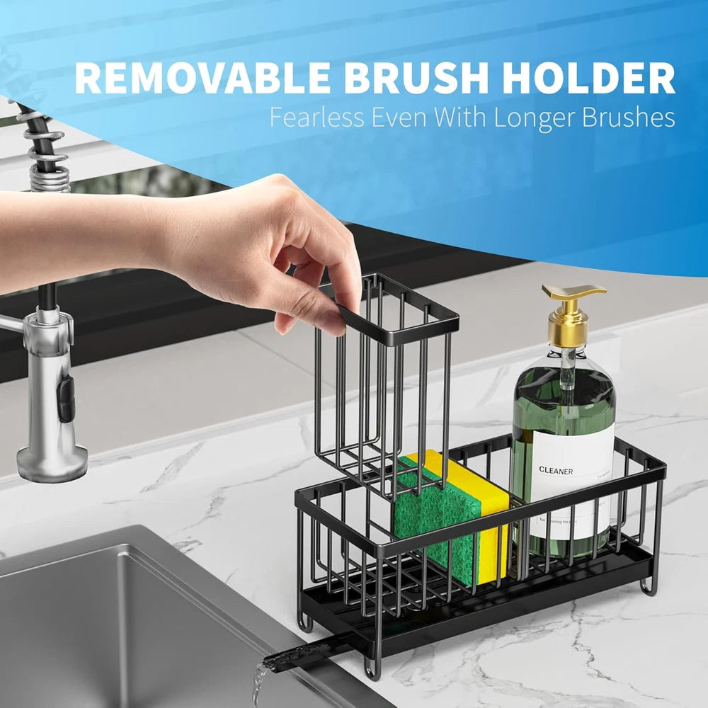 Sink Organiser With High Brush Holder
