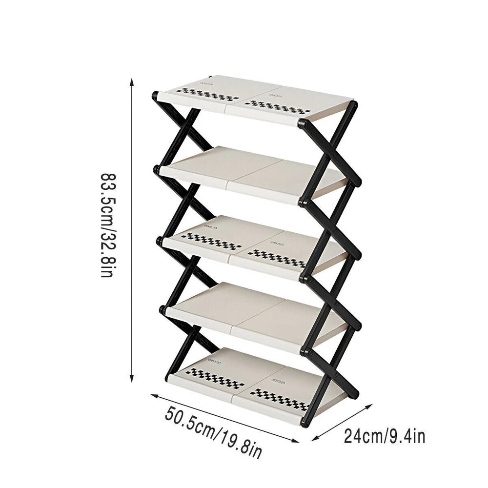 Folding Shoe Rack 5 Tier