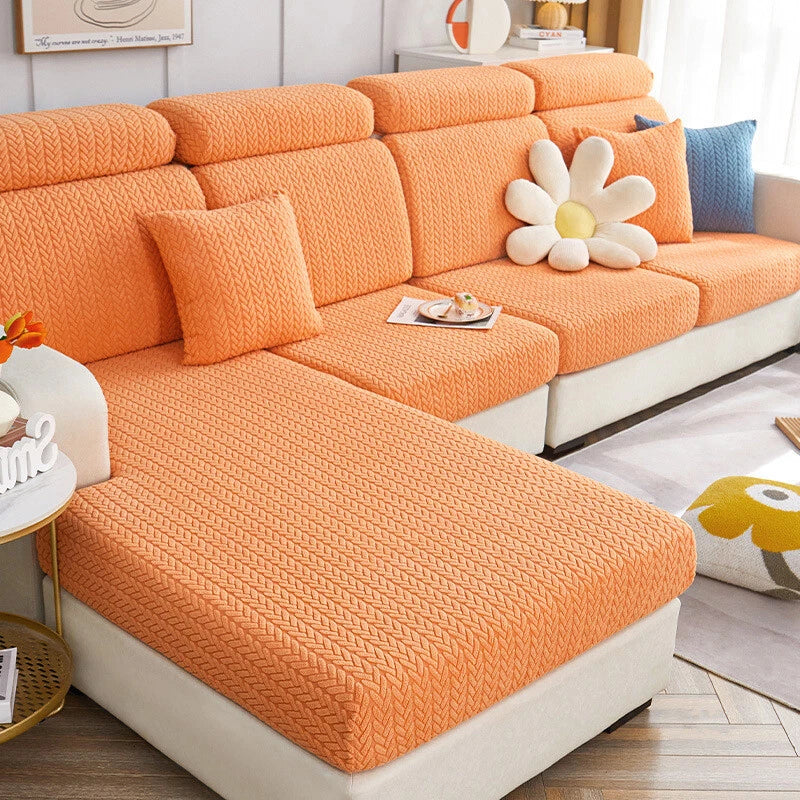 Fleece Jacquard Sofa Seat Covers