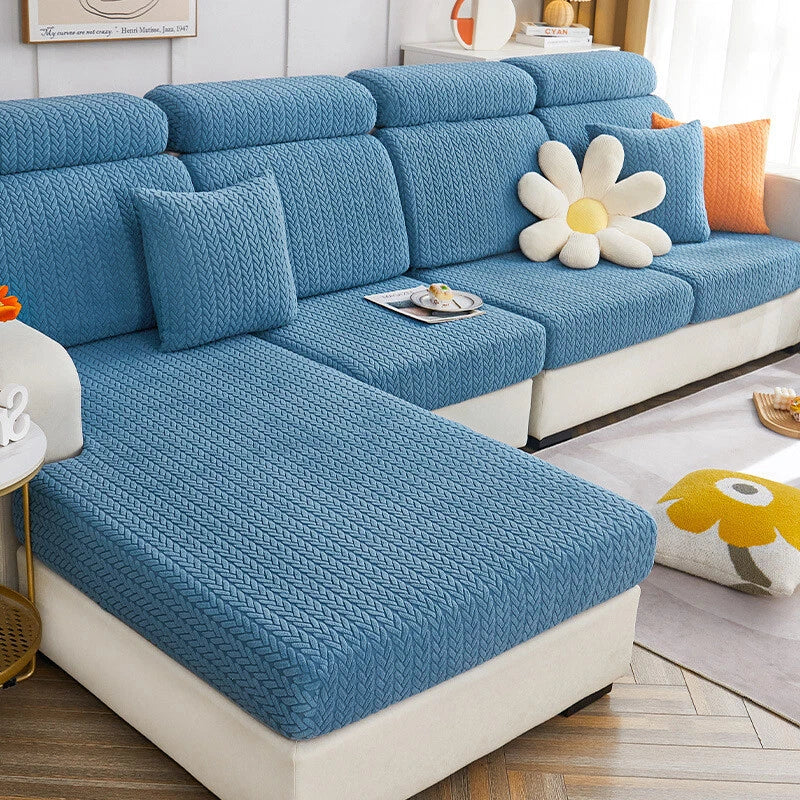 Fleece Jacquard Sofa Seat Covers